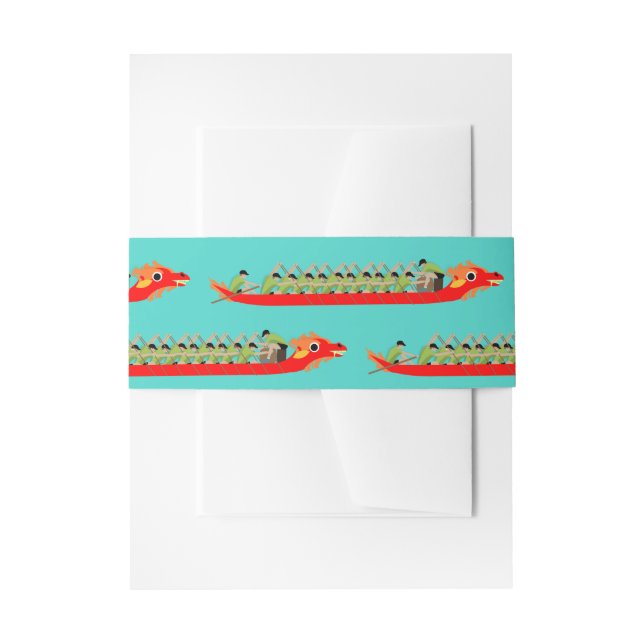 Bandeau De Faire-part Dragon Boat Racing (Devant example)