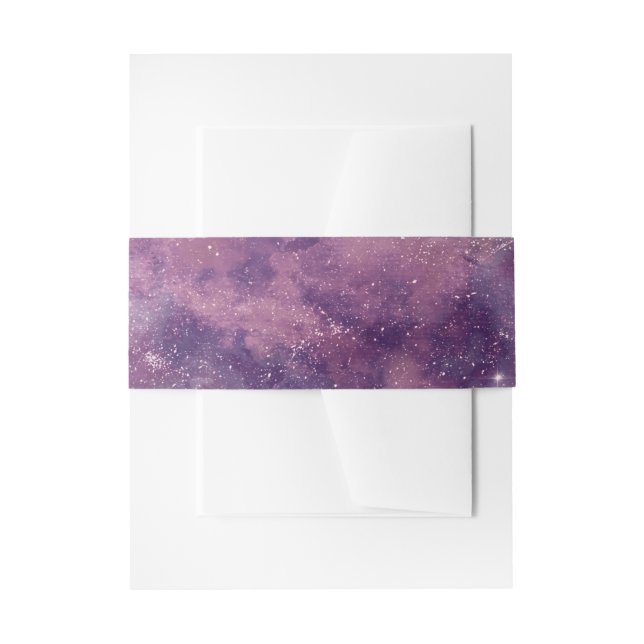 Bandeau De Faire-part Dusk Rose Galaxy Series (Devant example)