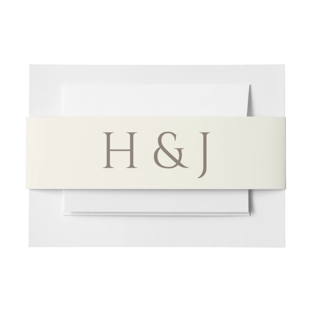 Bandeau De Faire-part Élégance Rustique Pinecone Automne (Devant Example)