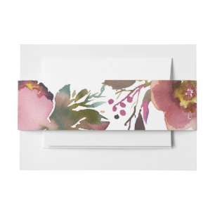 Bandeau De Faire-part Élégant Chic Romantique Rose Mariage