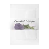Élégant Dusty violet Rose simple Mariage Glam