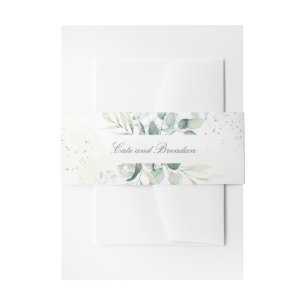 Bandeau De Faire-part Élégant mariage au feuillage d'eucalyptus