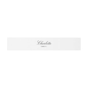 Bandeau De Faire-part Elégant Mariage Carte Escort Envelopper autour de
