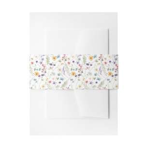 Bandeau De Faire-part Élégant Mariage Fleur sauvage Bloom