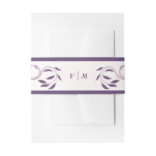 Bandeau De Faire-part Élégant Mariage floral de couleur pâle