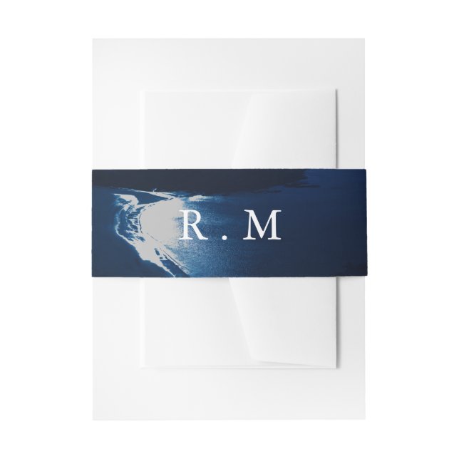 Bandeau De Faire-part Élégant Mariage Lune (Devant example)