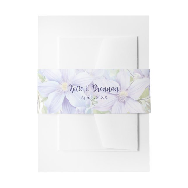 Bandeau De Faire-part Élégant Mariage périphérique (Devant example)