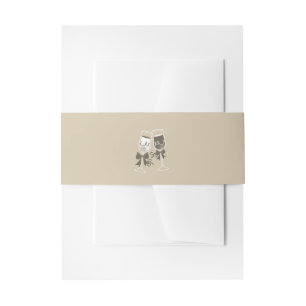 Bandeau De Faire-part Élégant Mariage vert sable