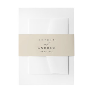 Bandeau De Faire-part Élégant script moderne minimaliste mariage invitat