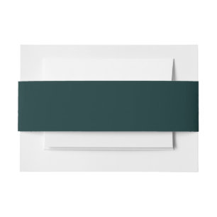 Bandeau De Faire-part élégant vert foncé