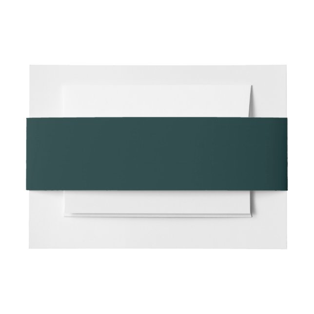 Bandeau De Faire-part élégant vert foncé (Devant Example)