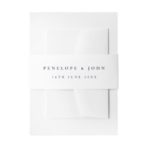 Bandeau De Faire-part Élégante typographie Serif Script Mariage blanc