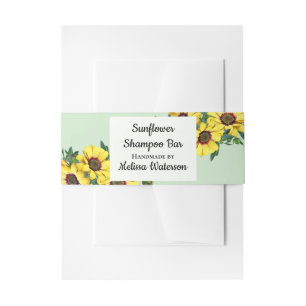 Bandeau De Faire-part Emballage de bande de savon de la barre de shampoo