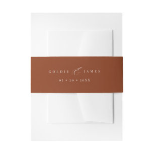 Bandeau De Faire-part Emballage de courrier de bande de ventre de Faire-