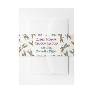 Bandeau De Faire-part Emballage de la bande de savon de la barre de sham