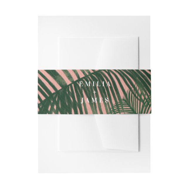 Bandeau De Faire-part Emballage Palm Springs (Devant example)