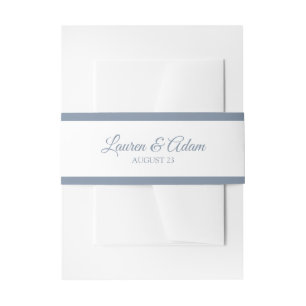Bandeau De Faire-part Emballage pour Invitation de Mariage Bordures Cl