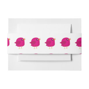 Bandeau De Faire-part Enfants mignonette birdy