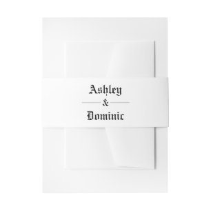 Bandeau De Faire-part Enveloppe de mariage celtique simple