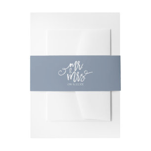 Bandeau De Faire-part Enveloppement faire-part de mariage / Bande ventre