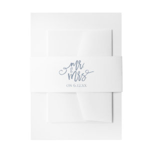 Bandeau De Faire-part Enveloppement faire-part de mariage / Bande ventre