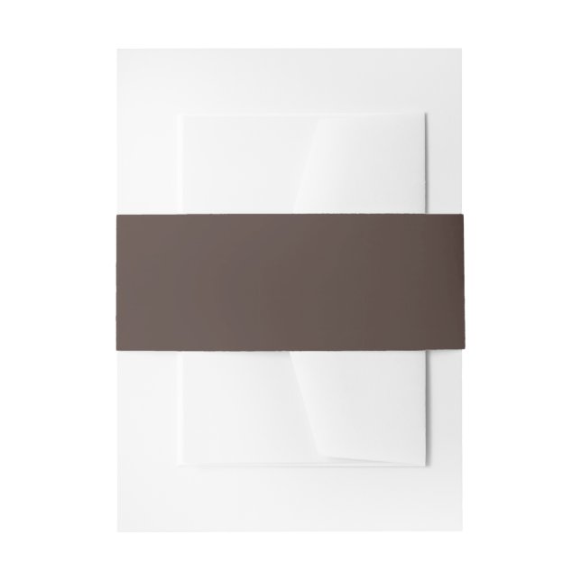 Bandeau De Faire-part Espresso Riche (Devant example)