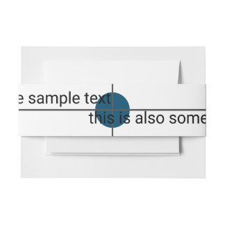 Bandeau De Faire-part essai échantillon