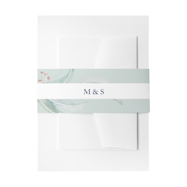 Bandeau De Faire-part Eucalyptus Feuille vintage (Devant example)