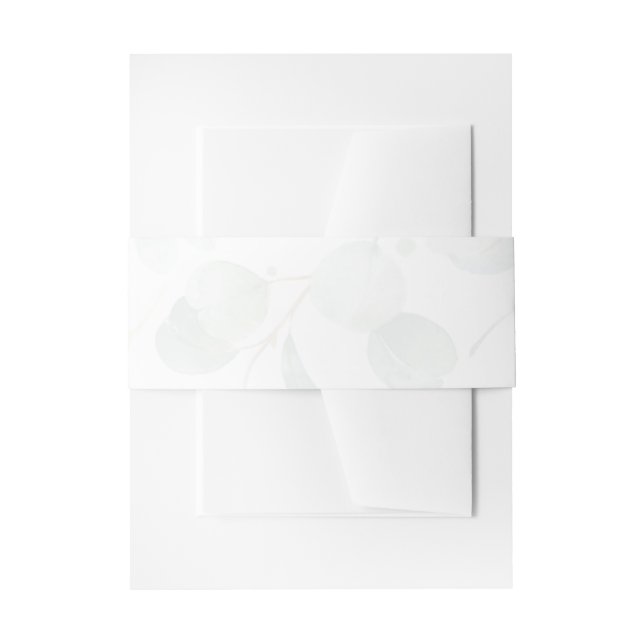 Bandeau De Faire-part Eucalyptus Pastel (Devant example)