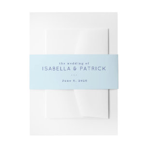 Bandeau De Faire-part Faire invitation de mariage bleu ciel