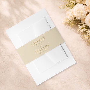 Bandeau De Faire-part Faire invitation de mariage en ivoire