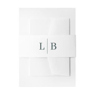 Bandeau De Faire-part Faire invitation de mariage minimaliste noir ventr