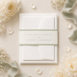 Bandeau De Faire-part Faire-part de mariage aux pistaches doux