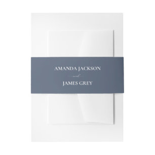 Bandeau De Faire-part Faire-part de mariage botanique or et bleu marine