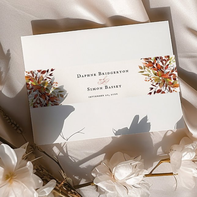 Bandeau De Faire-part Faire-part de mariage de script de fin (Créateur téléchargé)