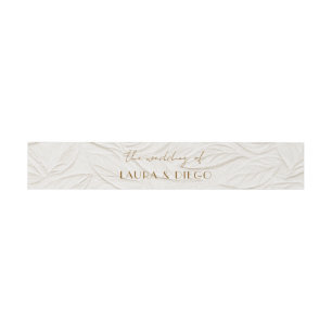 Bandeau De Faire-part Faire-part de mariage en terre cuite ivoire