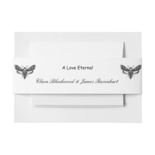 Bandeau De Faire-part Faire-part de mariage gothique – Élégant Bla