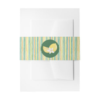 Bandeau De Faire-part Faire-part de mariage monogramme chic citron Bell