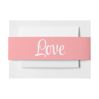 Faire-Part de Mariage Rose Blanc Ruban Ventre Amou