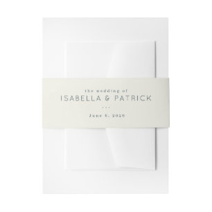 Bandeau De Faire-part Faire-part de mariage typographique beige élégant