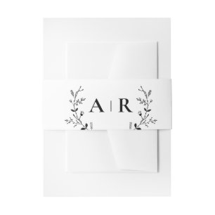 Bandeau De Faire-part Faire-part de mariage vigne sinueuse