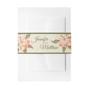 Bandeau De Faire-part Faire-part de mariage Vintage Apple Blossom