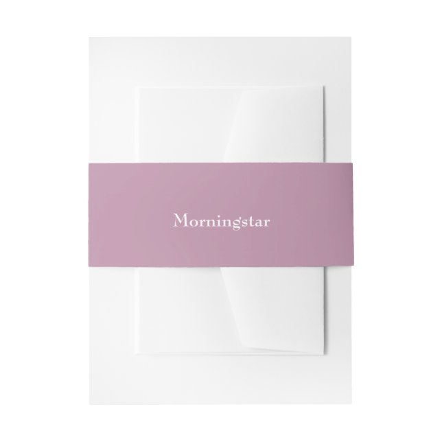 Bandeau De Faire-part Faisceau de mariage Deep Rose (Devant example)