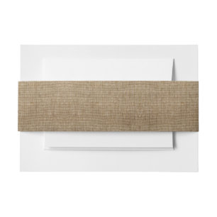 Bandeau De Faire-part Faisceau de mariage rustique pour carton d'invitat
