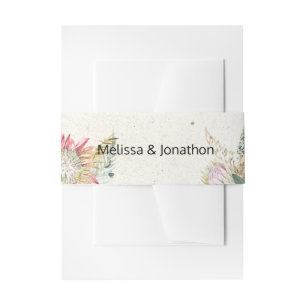Bandeau De Faire-part Faisceau de ventre de carton d'invitation de maria