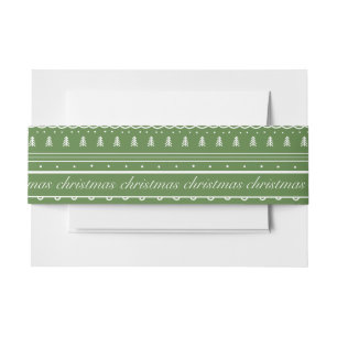 Bandeau De Faire-part Fête de Noël