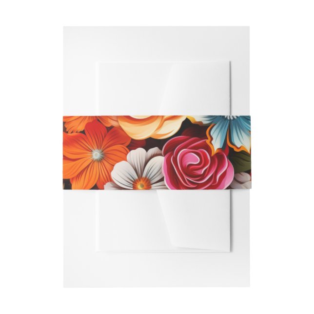 Bandeau De Faire-part Fête Florale (Devant example)