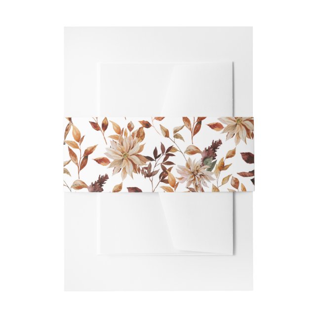 Bandeau De Faire-part Feuilles d'automne rustiques (Devant example)