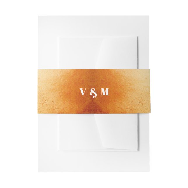 Bandeau De Faire-part Feuilles d'érable d'automne Nom initial (Devant example)