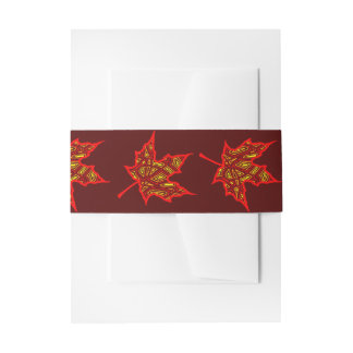 Bandeau De Faire-part Fier Leaf